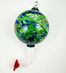 Mundgeblasene Glaskugel Kolibri Futterhaus 4,5" D Studio Classic Multicolor - Bild 1 von 13