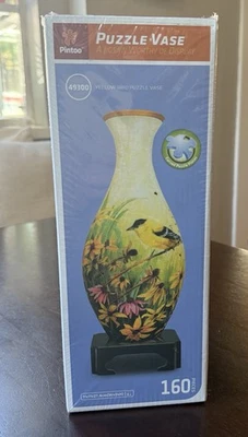 Pintoo NOVO VASO QUEBRA-CABEÇA 3D 160 peças 49300 pássaro amarelo com suporte - vaso real! - Imagem 1 de 4