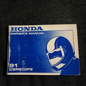 Honda 1991 CBR600F2 original manual del propietario guía del usuario  - Imagen 1 de 2