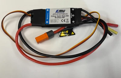 E-Flite Eflite BrushLess ESC Speed Control 70 Amp w/ EC5 Plug EFLA1070EC5 : T-28 - Image 1 of 2