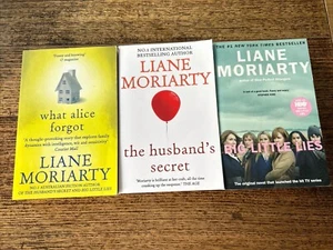 Liane Moriarty, Bundle Of 3 x Books, Big Little Lies, What Alice Forgot (PB) L7A - Picture 1 of 13