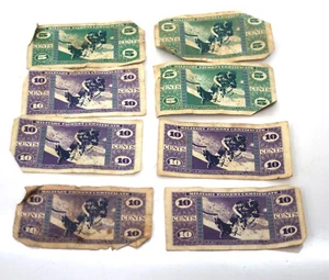 Series 681 Military Payment Certificate-Circulated 5 & 10 cent - Picture 1 of 8