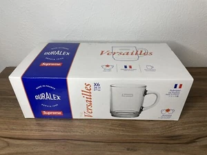 Supreme Duralex Versailles Mugs Clear (set of 6) - Picture 1 of 6