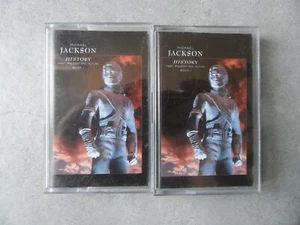K7 audio MICHAEL JACKSON HISTORY 2 cassettes (D5) - Picture 1 of 2