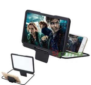 iPhone & Android Mobile Cell Phone Screen Magnifier Bracket Enlarge Stand HD - Picture 1 of 2