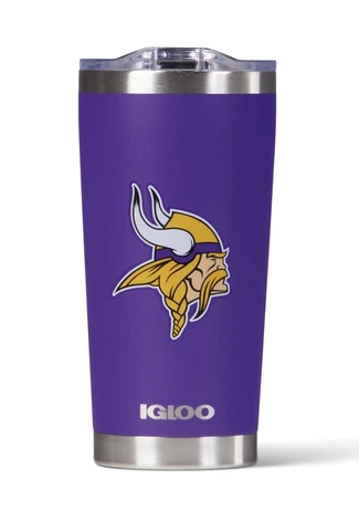 Minnesota Vikings Ultra Purple 20oz Travel Tumbler NFL - Igloo Brand Cover
