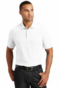 NEW Port Authority Mens 3 Button Placket Core Classic Pique Polo Shirt M-K100 - Picture 1 of 35