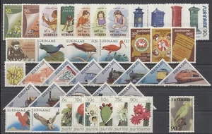 REPUBLIEK SURINAME JAARGANG 1985 - POSTFRIS COMPLEET volgens ZONNEBLOEM CAT - Imagen 1 de 2