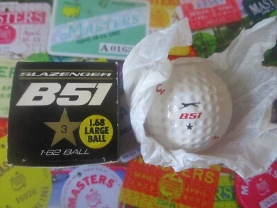 Pelota de golf SLAZENGER B51 STAR de colección - Caja única - Australia - 1,68 - Nuevo stock antiguo Foto 1 de 4