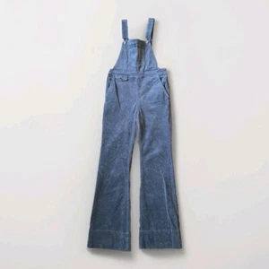 Anthropologie Pilcro and the Letterpress Womens 29 Corduroy Overalls Wide Flare - Picture 1 of 8