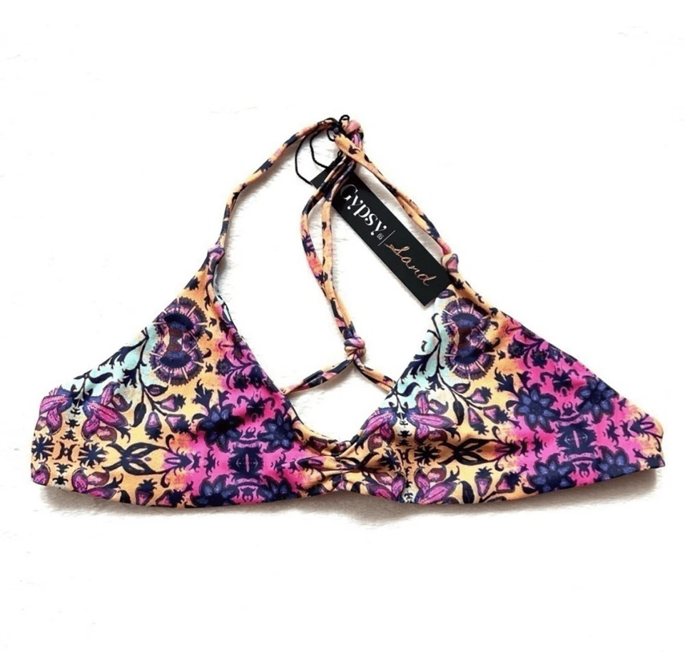 NUEVO CON ETIQUETAS Gypsy 05 Sand, top de bikini, mujer talla XS Foto 1 de 4