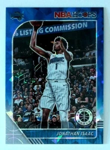 2019-20 Hoops Premium Stock Blue Cracked Ice Prizm #141 JONATHAN ISAAC Magic - Picture 1 of 3