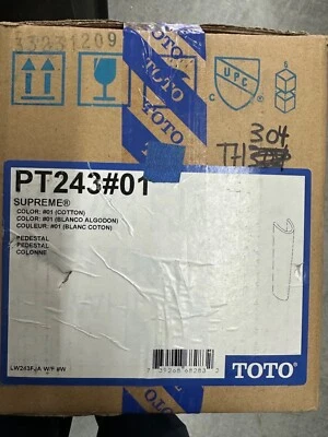 НОВЫЙ - TOTO Supreme пьедестал - хлопок белый - PT243 #01 - Изображение 1 из 4