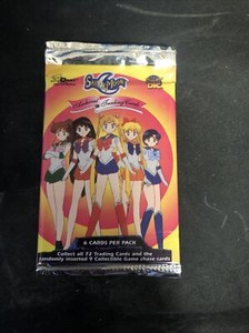 Factory Sealed Vintage Dart Sailor Moon Trading Card Pack Toei DiC Anime
