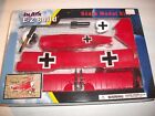 In Air E-Z Build Scale Model Kit German Fokker DR-1 Red Baron w stand