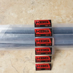 Nuevo KBS Edición Limitada. Tour PVD Negro 120S 3-PW Rígido y 1 KBS Tour 120S Flex Rígido - Imagen 1 de 2