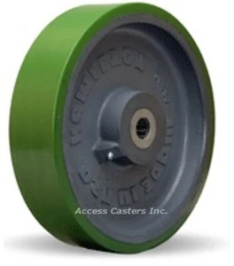 W-1230-D-1 12" x 3" Duralast Polyurethane on Cast Iron Wheel, 3500 lbs Capacity - Picture 1 of 1