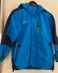 🍀 Kinderjacke "Moorhead" Outdoorjacke Gr. 128 Kapuze abnehmbar ,neuwertig - Bild 1 von 7