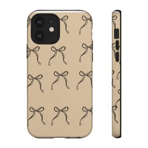 Elegant Bow Phone Case, iPhone Cover, Stylish for Her-Compatible W/ Many Models - Picture 1 of 83