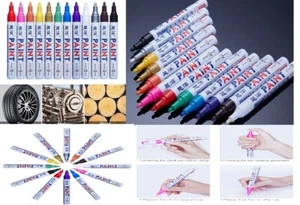 60Pcs Waterproof Permanent Paint Marker Pen For Car Tyre Tire Tread Rubber Metal - Picture 1 of 5