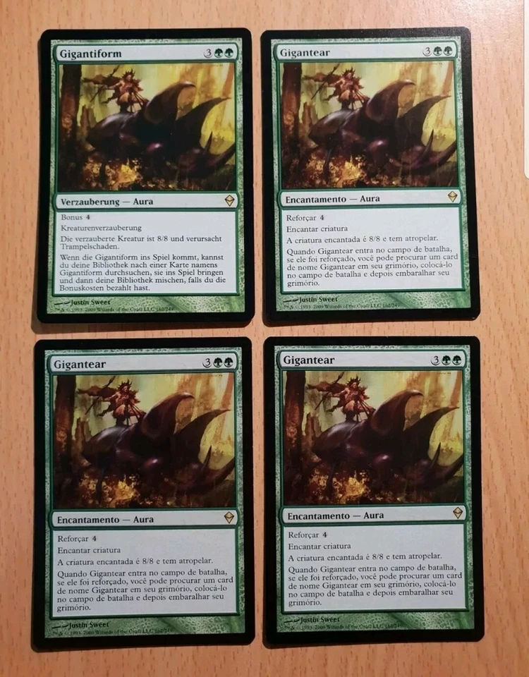 #338 | GIGANTIFORM (PLAYSET) | ZENDIKAR | GERMAN×1 PT×3 | MTG | NM - Image 1 of 1