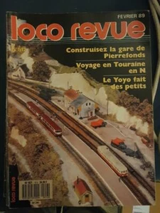 Loco Revue Magazine in French Feb 89 Good condition - Picture 1 of 1