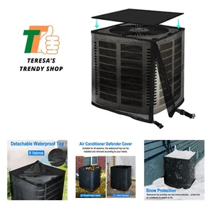 Outdoor Klimaanlagen Abdeckung, Ganzjahres Netz Atmungsaktiv Klimagerät Abdeckung mit... - Bild 1 von 8