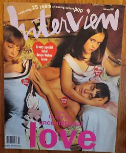 Christina Ricci Jeff Buckley Weber Interview Magazine February 1994 LOVE - Picture 1 of 1