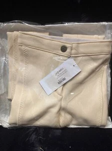 Children’s Ponies On Parade Full Seat Pale Canary Show Jodhpurs 18” - Picture 1 of 2