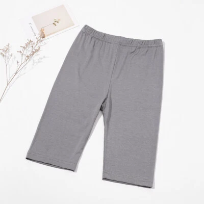 Leggings para niños Pantalones recortados Pantalones de seguridad transpirables de alta elasticidad para niñas Foto 1 de 4