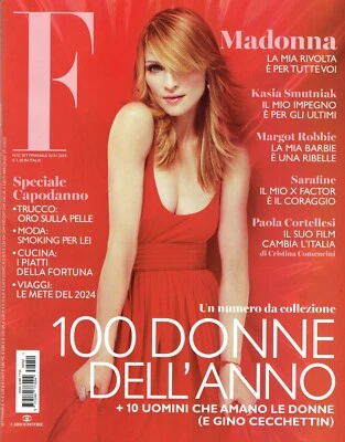 MADONNA COVER F MAGAZINE ITALIAN JANUARY 2024 COLLECTOR ISSUE BRAND NEW - Image 1 of 4