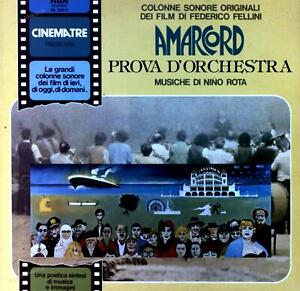 Nino Rota - Amarcord / Prova D'Orchestra LP (VG+/VG+) '