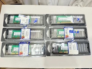 Set Of 6pc PMT8HTF6464HDY Micron 512MB SoDimm Non ECC PC2-5300 667Mhz Memory M3 - Picture 1 of 3