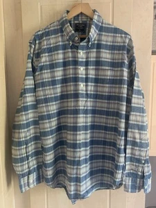 Abercrombie And Fitch Madras Check Button Down Popover Shirt XXL New Ivy - Picture 1 of 11