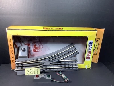 O Scale MTH Rail King Real Trax Operating 0-54 Left Hand Switch 40-1056 - Image 1 of 4