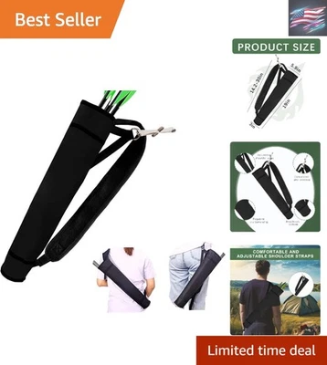 Durable Nylon Archery Quiver - Adjustable, Lightweight & Foldable for Archers - Image 1 of 4