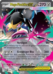 Pokemon Mega Entwicklung Mega Flunkifer ex 094/132 Near Mint deutsch - Picture 1 of 1