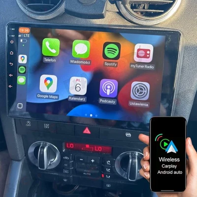 9" For Audi A3 8P 2003-2013 S3 Apple Carplay Android15 Car Stereo Radio WIFI GPS - Image 1 of 4