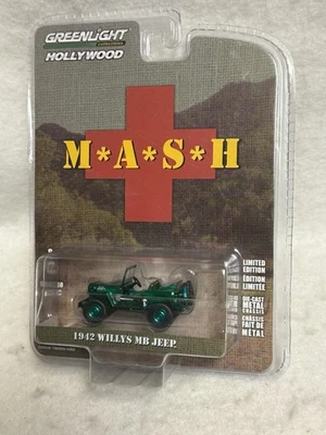Greenlight Hollywood  CHASE    1942 Willys MB Jeep "MASH"    B2 - Image 1 of 4