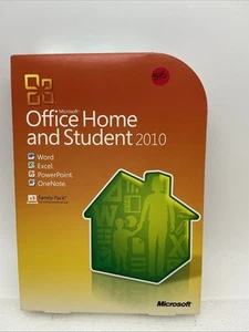 Microsoft Office 2010 Home and Student Family Pack Licensed For 3PCs FREE SHIPNG - Picture 1 of 3