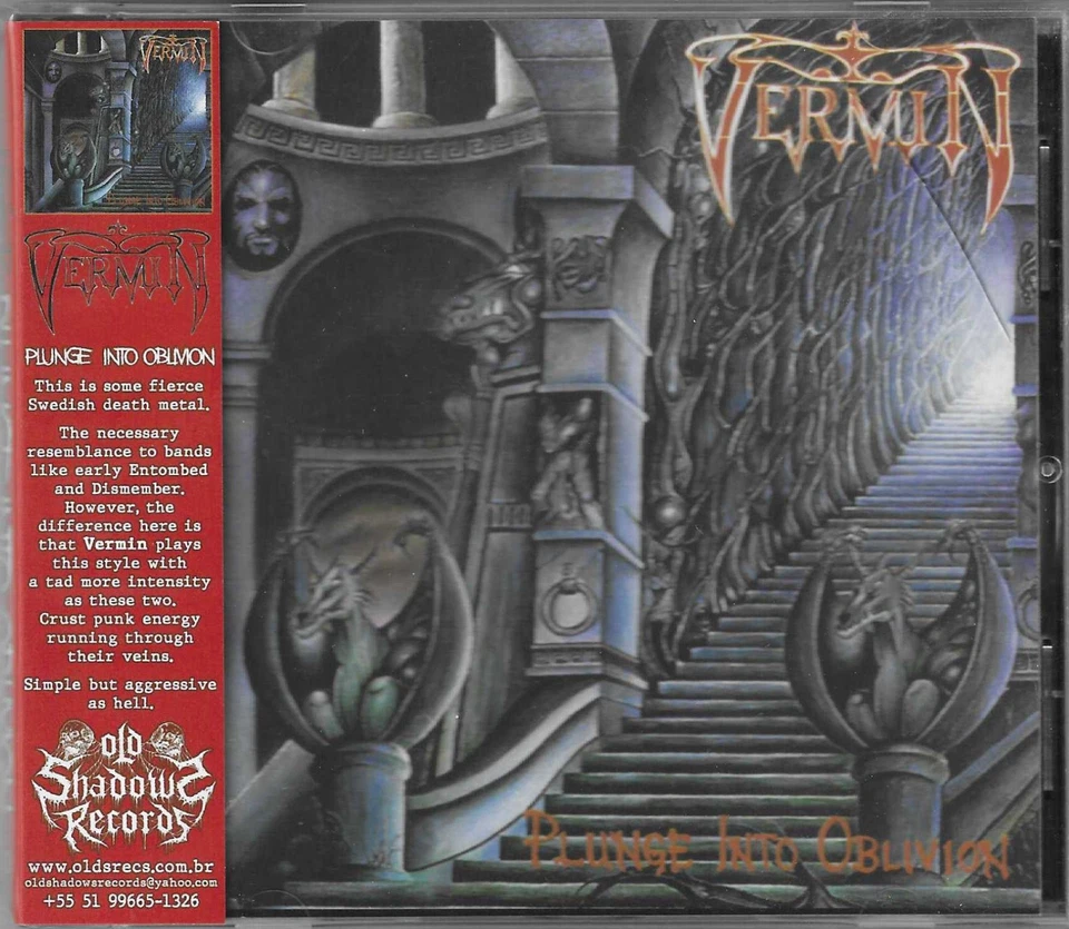 VERMIN - Plunge Into Oblivion CD Swedish Death Metal ENTOMBED SORCERY DISMEMBER! - Image 1 of 1