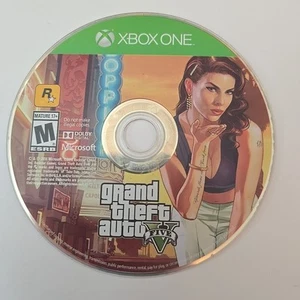Grand Theft Auto V GTA 5 (Microsoft Xbox One, 2014) DISC ONLY No Scratches! - Picture 1 of 2