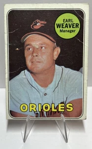 Earl Weaver 1969 Topps RC CARD #516 POOR HOF!! - Bild 1 von 2