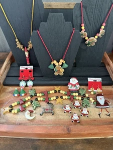 12 Days Of Xmas Accessories Advent Calendar Pin/Brooch Jewelry VTG-Now +surprise - Picture 1 of 13