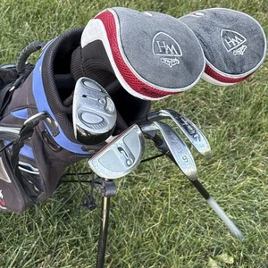 Walter Hagen Series II 2 Jr Junior Kids 6 Golf Club Set Bag RH *NEED GRIPS *READ - Picture 1 of 24