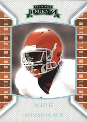2011 Press Pass Legends Silver Holofoil #61 Ahmad Black /175 FB - Image 1 of 2