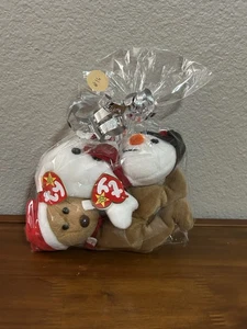 2er Pack Ty Beanie Babys Geschenktüte - neuwertig Etikett, sauberer Plüsch - bereit zum Verschenken! - Bild 1 von 2