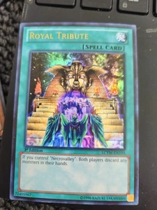 Royal Tribute - LCYW-EN195 - Ultra Rare - 1st Edition - Yugioh - Near Mint - Picture 1 of 2