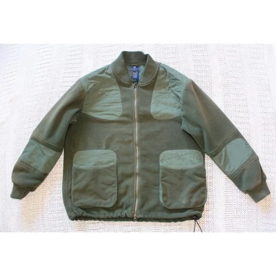 Chaqueta de tiro Beretta para hombre verde polar talla XL cremallera completa bolsillos exteriores Foto 1 de 4