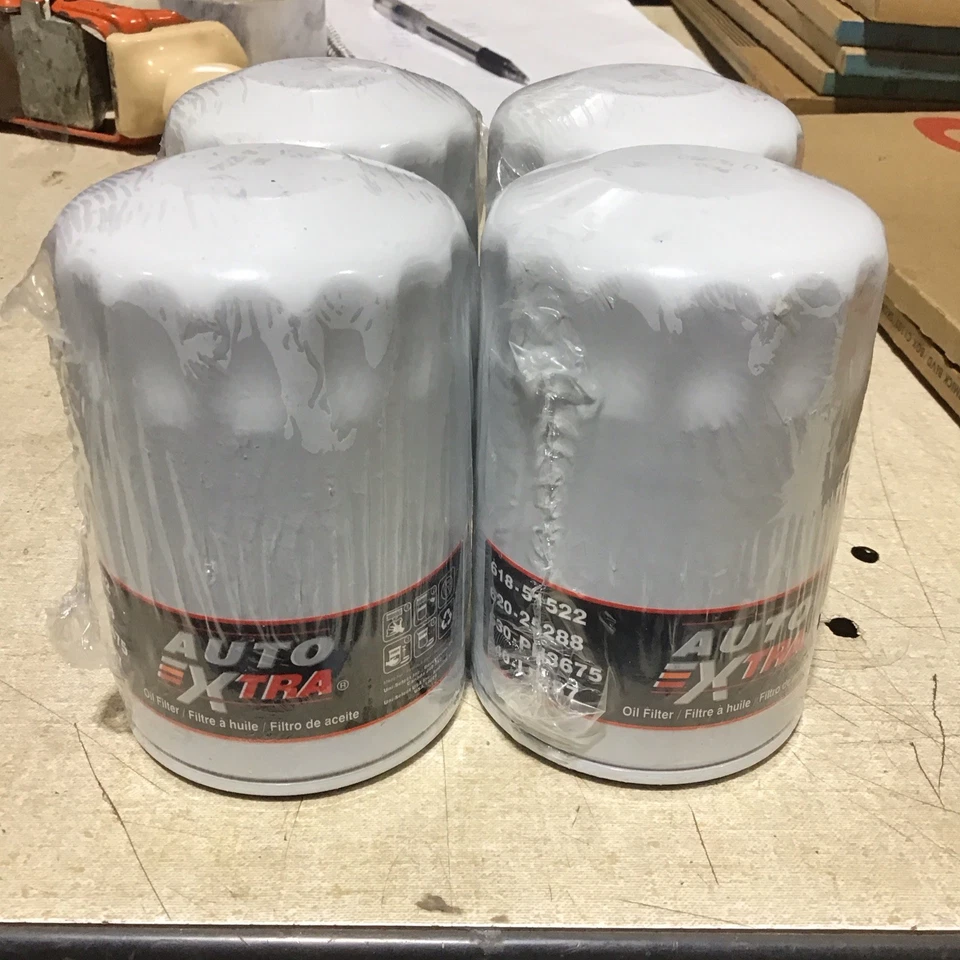 Lot of Four (4) Auto Extra 618-51522 Oil Filters For Multi Make & Model Apps. - Image 1 of 1